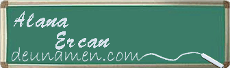 Alana Ercan Visitenkarte